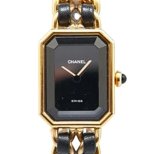 Orologio CHANEL Premiere Misura: L H0001 Quarzo Quadrante Nero Donna 【Usato】 - Foto 1 di 9