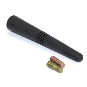 Universal 4 Black Bee Sting inch 10cm Car AM/FM Antenna Aerial Mast Black - Picture 1 of 5