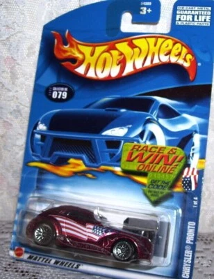 2001 Hot Wheels Chrysler Pronto Patriotic CAr MIP  - Image 1 of 2