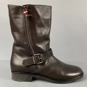 BALLY Talla 12 Cuero Marrón con Cinturón Desia Botas - Imagen 1 de 8