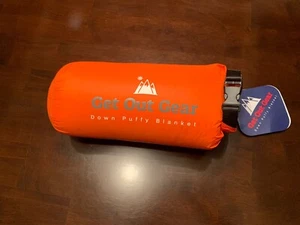 Get Out Gear Down Puffy Camping Blanket - Packable Lightweight / 1 Per Sale