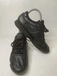 Reebok Classic Princess Walking Shoes Black Leather Women's Size 10. Classics. - Picture 1 of 15
