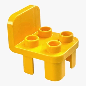 Lego Duplo Azul 2x2 Amarillo Silla Repuesto 6040234 - Imagen 1 de 1