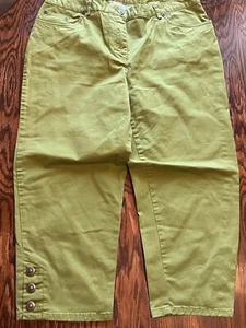 Ruby Rd. Favorites Petite Capris verde oliva mujer talla 12P - Imagen 1 de 8