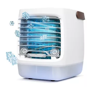 ChillWell 2.0 Evaporative Air Cooler - 4-Speed Mini Portable Swamp Coolers wi... - Picture 1 of 7