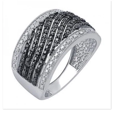 Anillo para mujer acabado oro blanco 14K talla 7  Foto 1 de 4