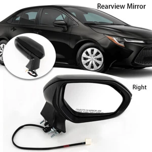 For 2020~2022 Toyota Corolla Passenger Right Side Power Door Mirror Assembly Set - Picture 1 of 12