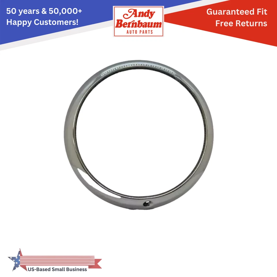 For 1948-1956 Dodge Truck B-1 C-3 WD15 B-3 Headlight Trim Ring/Bezel Chrome - Image 1 of 3