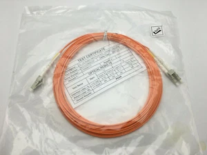 LC-LC Duplex OM3 P'cord 4mtr orange 2mm LSZH 4LCLCOM3DOR - Photo 1/2