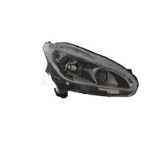 Peugeot 208 Headlight 2015-2019 Black Projector LED DRL Headlamp Drivers Side - Picture 1 of 24