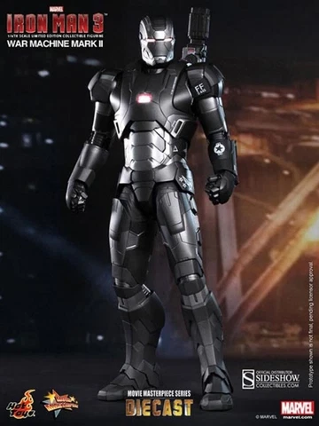 Hot Toys WAR MACHINE MARK 2 Iron Man 3 Sideshow Exclusive Diecast  1/6 Scale Cover