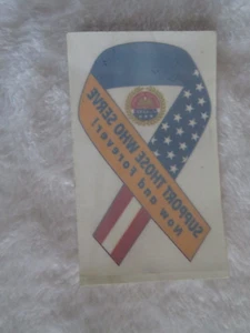 New Support Those Who Serve Now & Forever Sticker 5" x 3" - Picture 1 of 1