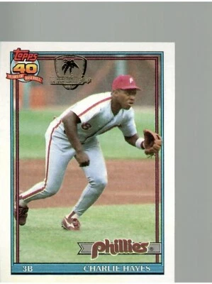 1991 TOPPS DESERT SHIELD BASEBALL CHARLIE HAYES - Image 1 of 2