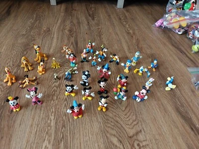 DISNEY Figure PVC 33 Pc LOT Vintage Mickey-Minnie-Pluto-Donald & Daisy Duck - Image 1 of 4