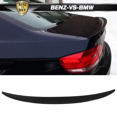 Fits 07-13 BMW E92 3 Series M3 Performance Style Trunk Spoiler Wing #475 Black - Imagem 1 de 4