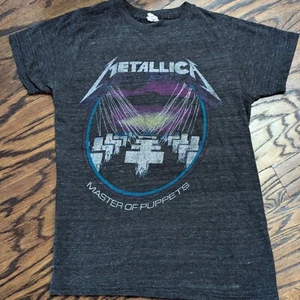 Metallica Master of Puppets SHIRT (Small) Bay Island Tag Thrash Metal Band - Picture 1 of 8