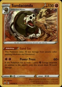 2x (SWSH01-110) Sandaconda (Holofoil Rare) Pokemon Sword & Shield Card # 110 - Picture 1 of 1