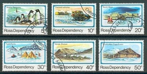 NUEVA ZELANDA ROSS DEPENDENCIA 1982 CONJUNTO PICTÓRICO 6 VFU (ID:97/RD128) - Imagen 1 de 1