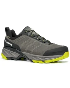 Scarpa Rush Trail GTX Gore-tex Shoes Hiking Man, Titanium/Lime - Picture 1 of 9