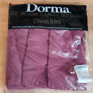 Dorma Doppelbett Diwan Borte bügelfrei burgunderrot Terylen Baumwolle - Bild 1 von 3