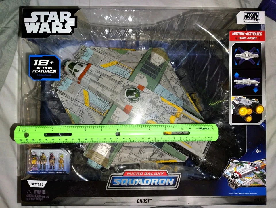 Star Wars Micro Galaxy Squadron #0131 Ghost by Jazwares In-Hand