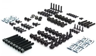 Verkleidungsschrauben Set Peugeot Speedfight 2 Clipsen Vario Schrauben schwarz - Bild 1 von 4