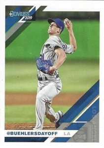 Donruss Walker Buehler LA 2019 Dodgers @BUEHLERSDAYOFF variación de apodo # 133 - Imagen 1 de 2