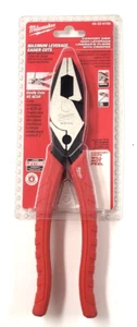 Empuñadura cómoda para alicates Milwaukee 9" Lineman's 48-22-6100 con engarzado - Imagen 1 de 7