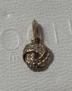 Original Pandora Rose Funkelnder Liebesknoten Anhänger Charm Retired & RARE - Bild 1 von 4