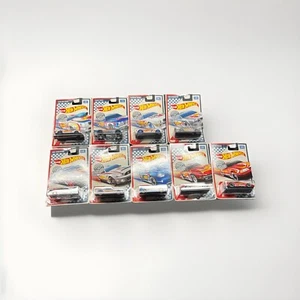 Hot Wheels 2017 Racing Circuit Mustang Corvette ShelbyGTO Falcon Camaro Lot of 9 - Picture 1 of 10