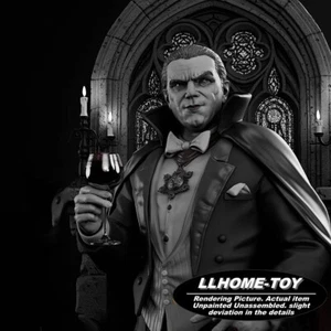 Dracula Vampire Resin 1:6 Scale Model Kit Unpainted 3d Print GK Statue Figure - Picture 1 of 7