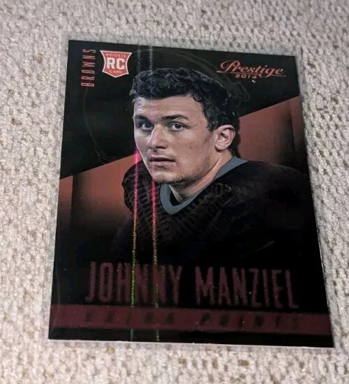 2014 JOHNNY MANZIEL PRESTIGE EXTRA POINTS RED RC #253 (BROWNS) - Image 1 of 1