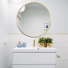 Large Round Wall Mounted Aluminum Framed Bathroom Mirror Dressing Table Entryway