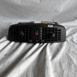 03-07 CADILLAC CTS CENTER DASH AC HEATER AIR VENTS W/ HAZARD SWITCH BLACK - Picture 1 of 8