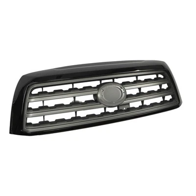Rejilla superior delantera para Toyota Sequoia 2008-2016 carcasa negra brillante + inserto gris Foto 1 de 4