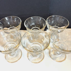 Vintage Heisey Champagne or Cocktail glasses  Set of 6 - Picture 1 of 5