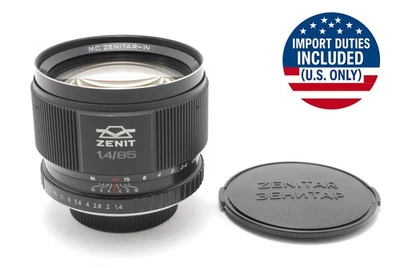 Very Rare【MINT】 Zenit MC Zenitar-1N 85mm F1.4 Nikon F Mount Lens From JAPAN - Image 1 of 4