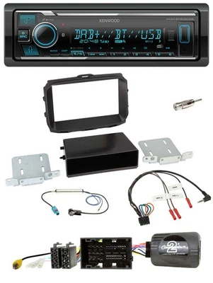 Kenwood Bluetooth Lenkrad DAB USB Autoradio für Alfa Giulietta 940 Facelift 2014 - Bild 1 von 4