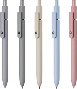 5 PCS Zennyth Gel Pens Quick Dry Fine Point Premium Retractable Rolling Ball Bla - Picture 1 of 12