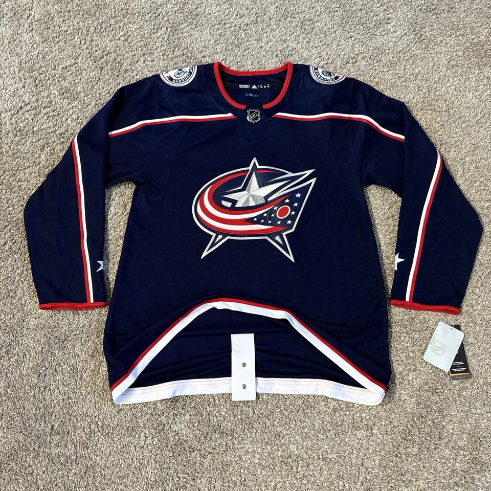 Adidas MiC Columbus Blue Jackets 2023-24 Team Issue Authentic Jersey size 56