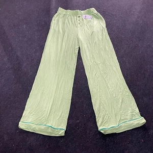 ANTHROPOLOGIE Pajama Pants Women's Size XS Lime - Picture 1 of 8