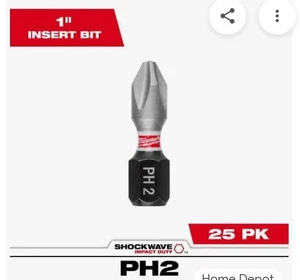 Milwaukee 48-32-4114 Impact Phillips Trockenbaueinsatz Bit 25 Stück - Bild 1 von 1