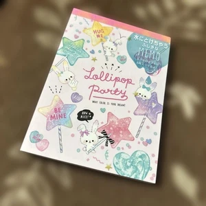 Heisei Retro Q-LiA Rabbit Memo Pad Water-Soluble Notepad Included - Picture 1 of 8