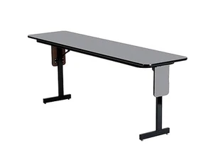 Correll Panel Leg Adjustable Height Folding Seminar Table, 18" - Picture 1 of 10