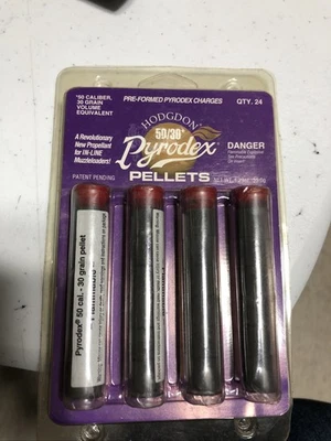 Hodgdon Pre-Formed Pyrodex Charges for muzzleloading rifles-50/30---24 count - Image 1 of 2
