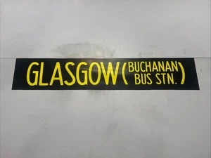 GLASGOW BUCHANAN BUS STN - Hamilton Depot 289 Scottish Bus Destination Blind 36” - Picture 1 of 11