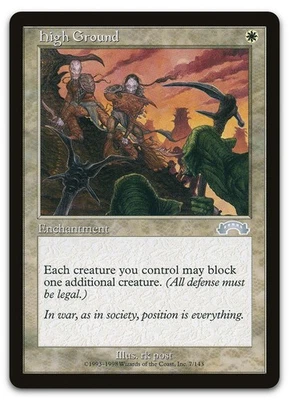 High Ground #7 (NM) Exodus EXO Magic MTG - Image 1 of 2