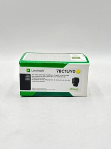 Nuovo! Cartuccia toner giallo OEM LEXMARK 78C1UY0 - SCATOLA SIGILLATA - Foto 1 di 6