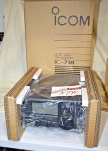 NEW IN BOX ICOM IC-718 HF Transceiver + GUARANTEED + SHIPPED FREE + WARRANTY - Picture 1 of 6