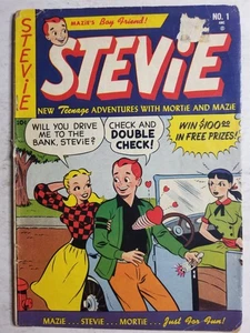 Stevie (1952) #1 - Good - New Teenage Adventures With Mortie And Mazie - Picture 1 of 2